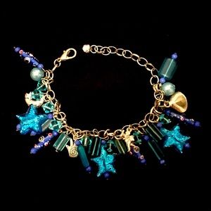 Authentic Venitian Murano Glass bracelet-blue
